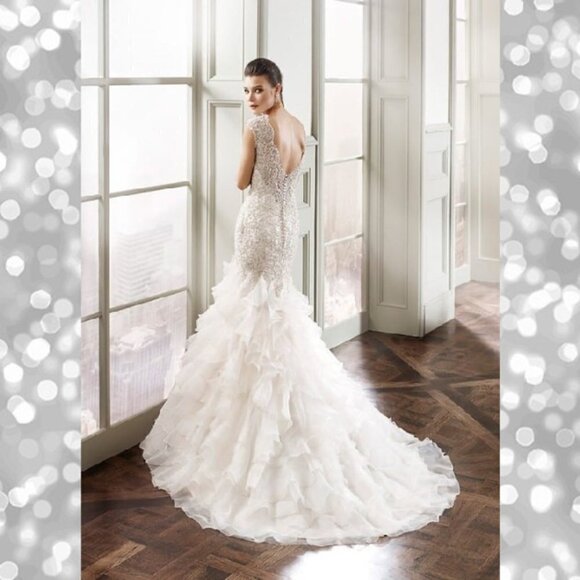 NWT Eddy K Couture Bridal Wedding Gown CT153 - Picture 2 of 6